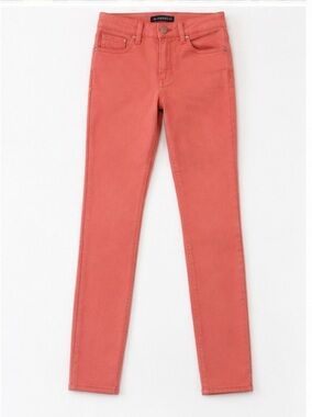 Old Navy Rockstar Super Skinny Coral Jeans Size 0 Petite Stretch